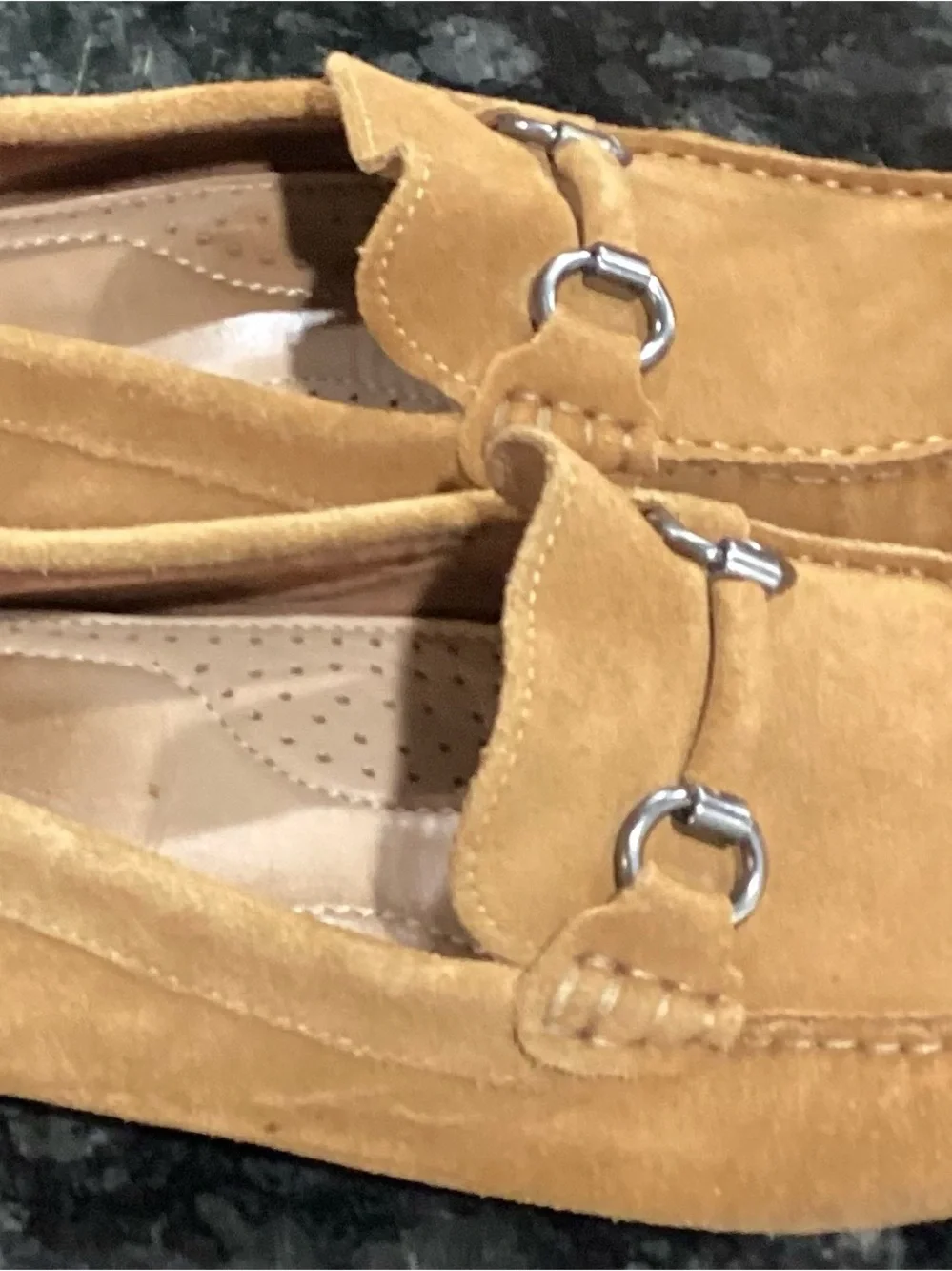 Men's Suede Bit Loafers in Tan by Tack